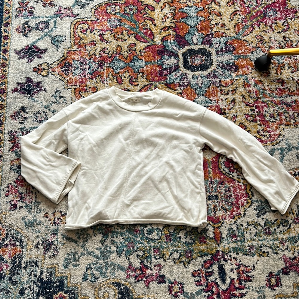 Madewell Crop Sweatshirt